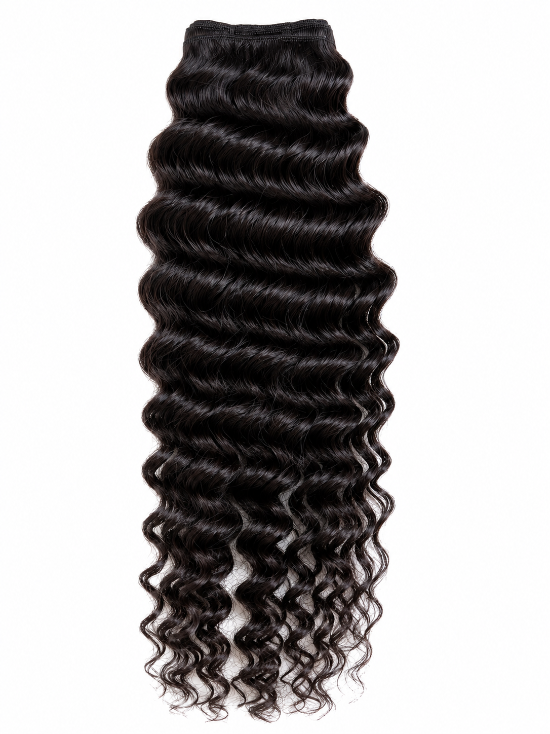 Raw Indonesian Deep Wave Hair Extension with defined waves, volume, and premium quality hair.